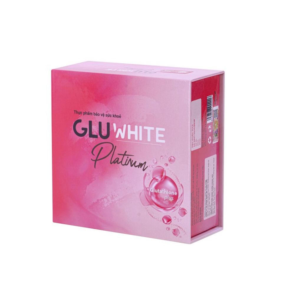 Viên sủi giúp trắng da Gluwhite Platinum - Bản nâng cấp của Gluwhite 2